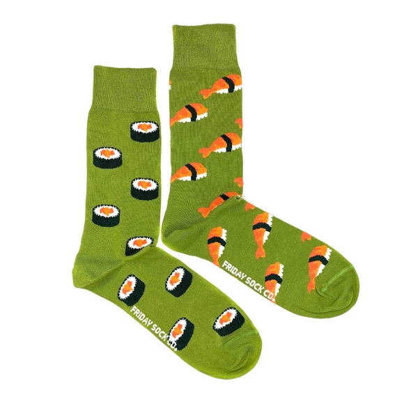 Men’s Socks | Sushi V2 | Fun Socks - Picture 2 of 2